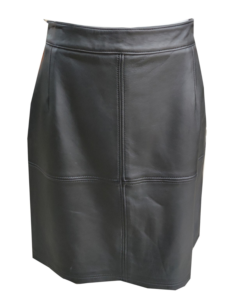 ΔΕΡΜΑΤΙΝΗ ΓΥΝΑΙΚΕΙΑ ΦΟΥΣΤΑ ΚΩΔΙΚΟΣ: 05-W-SKIRT (BLACK) - Image 4