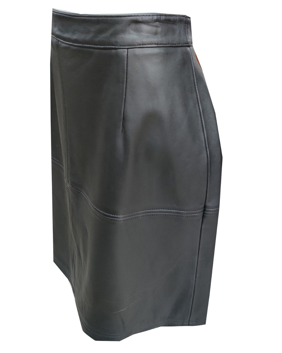 ΔΕΡΜΑΤΙΝΗ ΓΥΝΑΙΚΕΙΑ ΦΟΥΣΤΑ ΚΩΔΙΚΟΣ: 05-W-SKIRT (BLACK) - Image 5