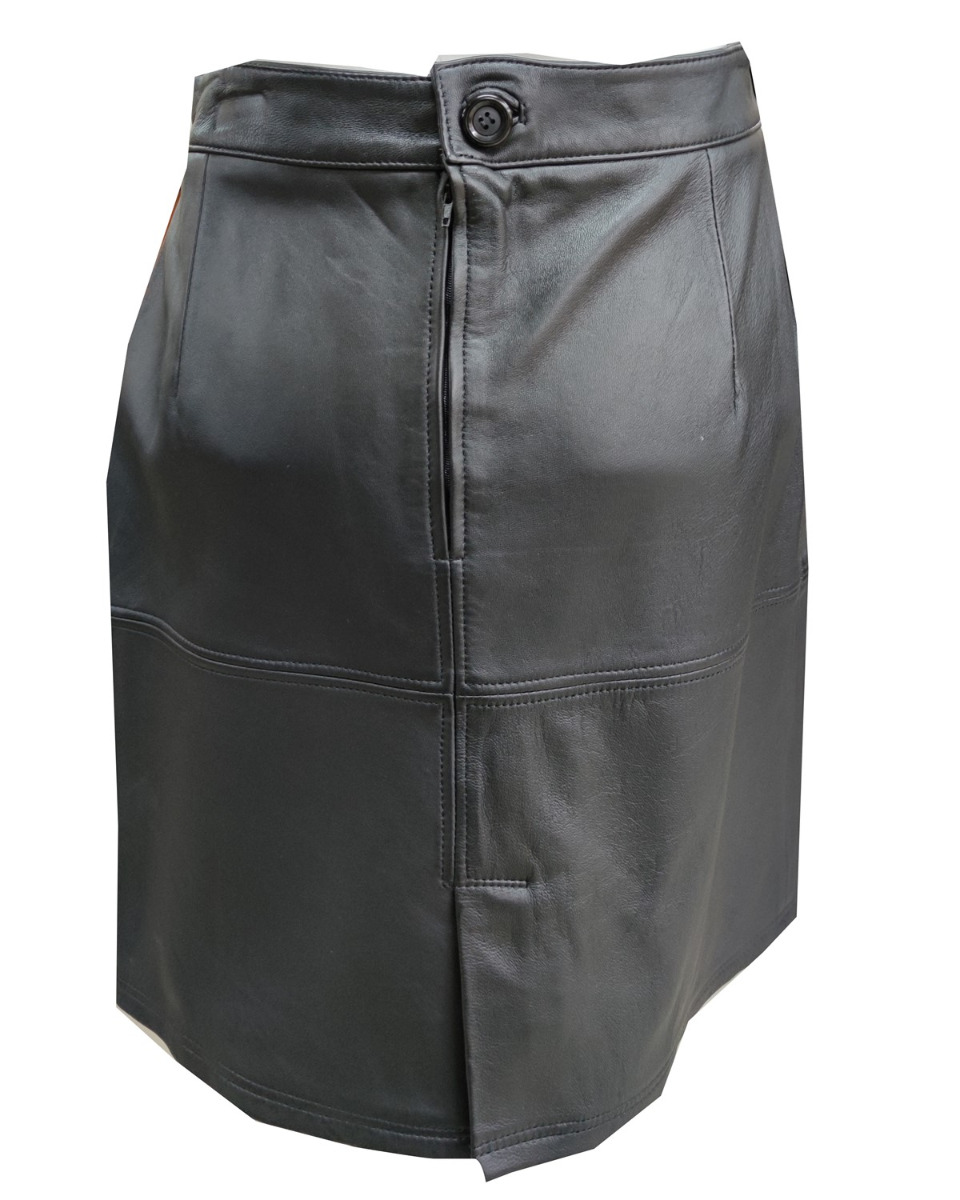 ΔΕΡΜΑΤΙΝΗ ΓΥΝΑΙΚΕΙΑ ΦΟΥΣΤΑ ΚΩΔΙΚΟΣ: 05-W-SKIRT (BLACK) - Image 6