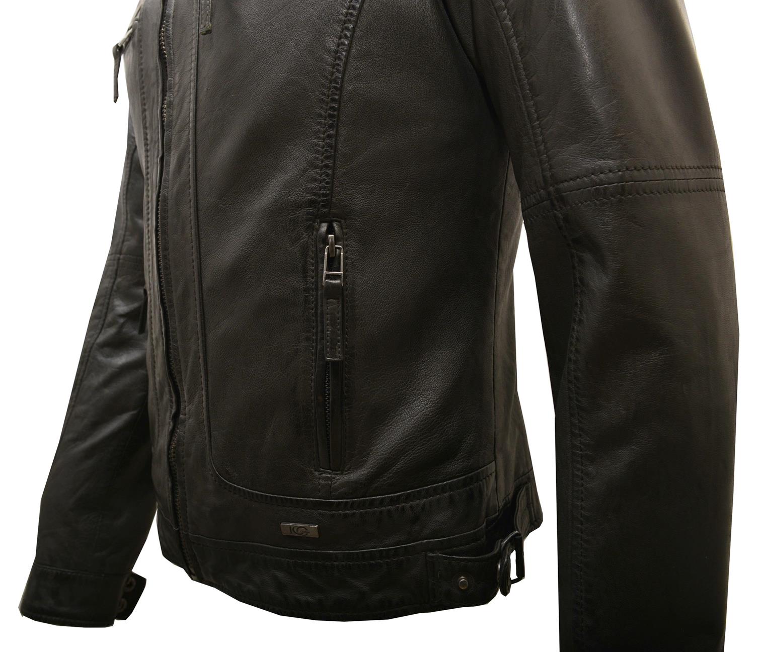 ΔΕΡΜΑΤΙΝΟ ΑΝΔΡΙΚΟ ΜΠΟΥΦΑΝ ΚΩΔΙΚΟΣ: 01-M-STYLE-22 (CO-GREY) - Image 4