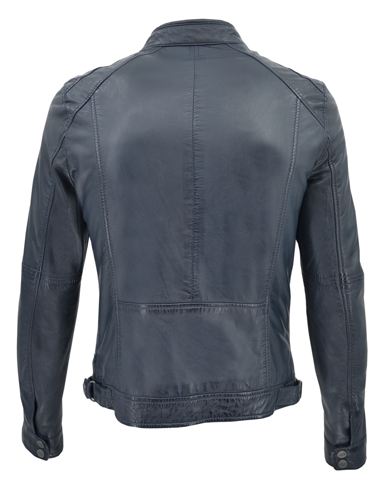 ΔΕΡΜΑΤΙΝΟ ΑΝΔΡΙΚΟ ΜΠΟΥΦΑΝ ΚΩΔΙΚΟΣ: 01-M-STYLE-22 (VELVET-BLUE) - Image 6