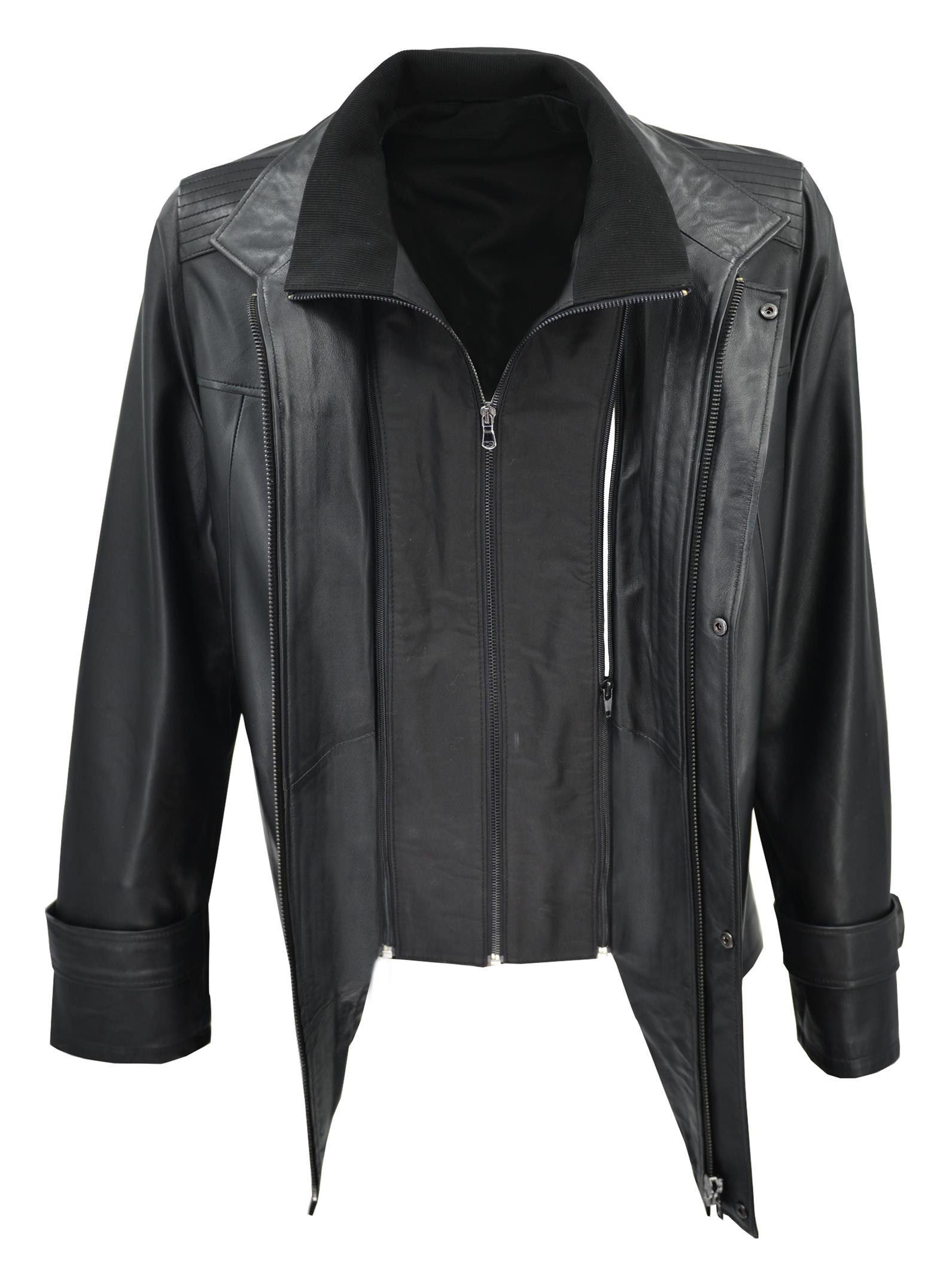 ΔΕΡΜΑΤΙΝΟ ΑΝΔΡΙΚΟ ΜΠΟΥΦΑΝ ΚΩΔΙΚΟΣ: 05-M-G-02 (BLACK) - Image 3