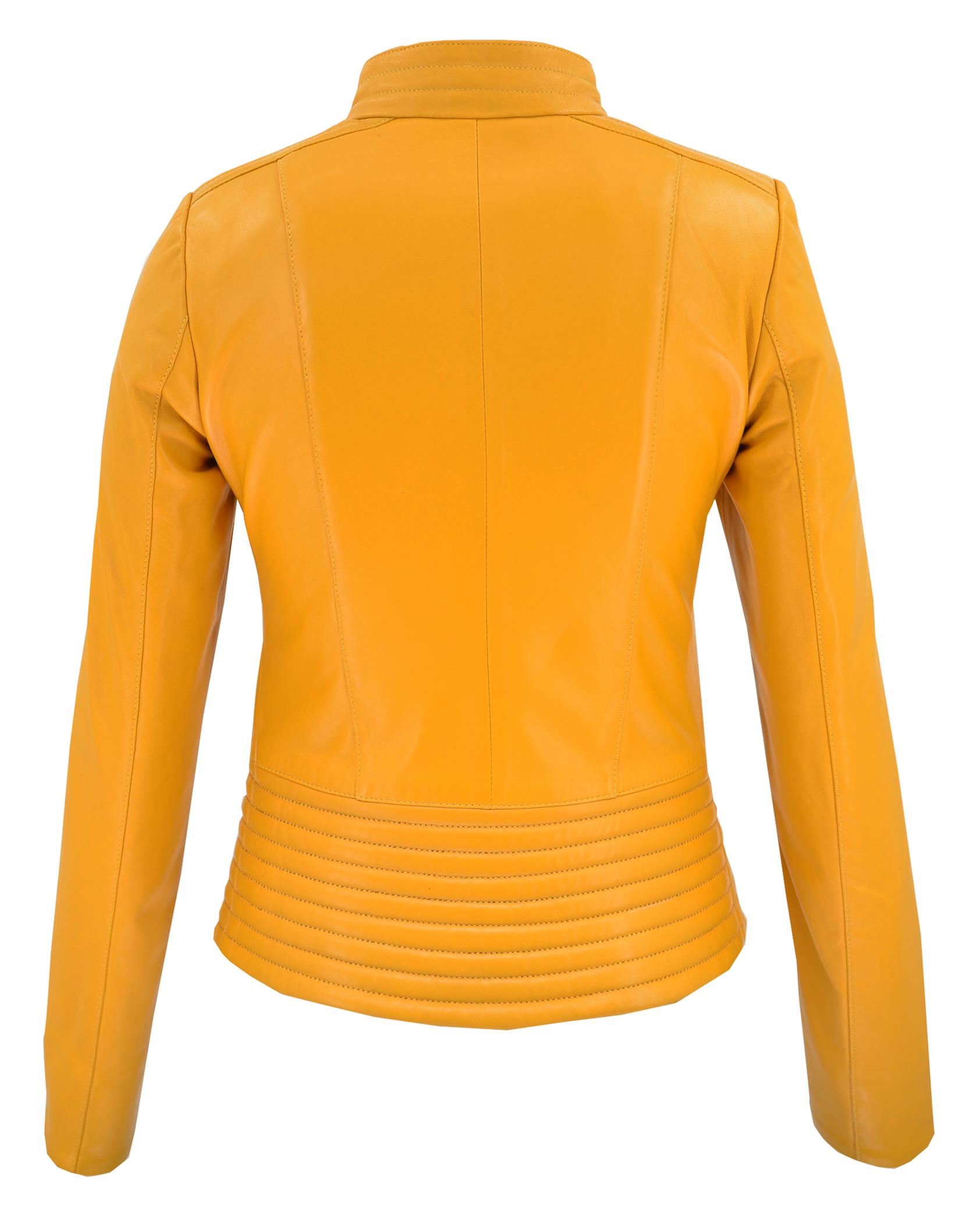 ΔΕΡΜΑΤΙΝΟ ΓΥΝΑΙΚΕΙΟ ΜΠΟΥΦΑΝ ΚΩΔΙΚΟΣ: 05-W-FOUR ZIP (YELLOW) - Image 8