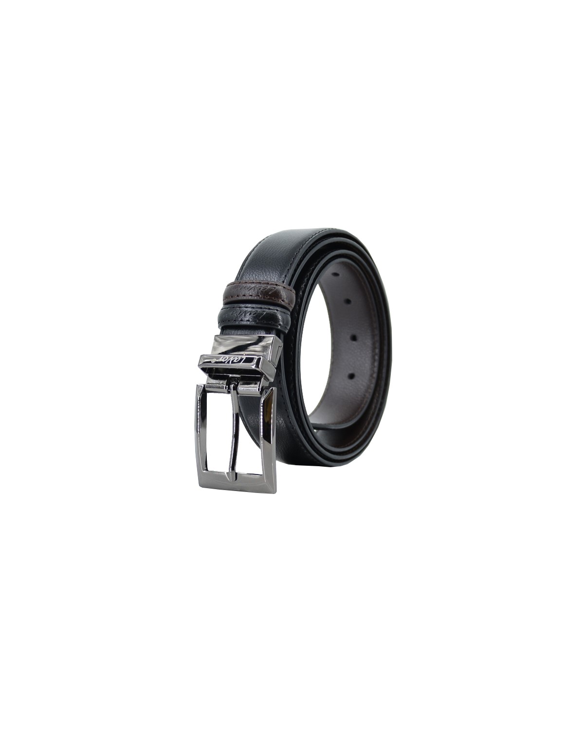 ΔΕΡΜΑΤΙΝΗ ΖΩΝΗ ΔΙΠΛΗΣ ΟΨΗΣ ΚΩΔΙΚΟΣ: 29-BELT-1-81 (BLACK-BROWN)