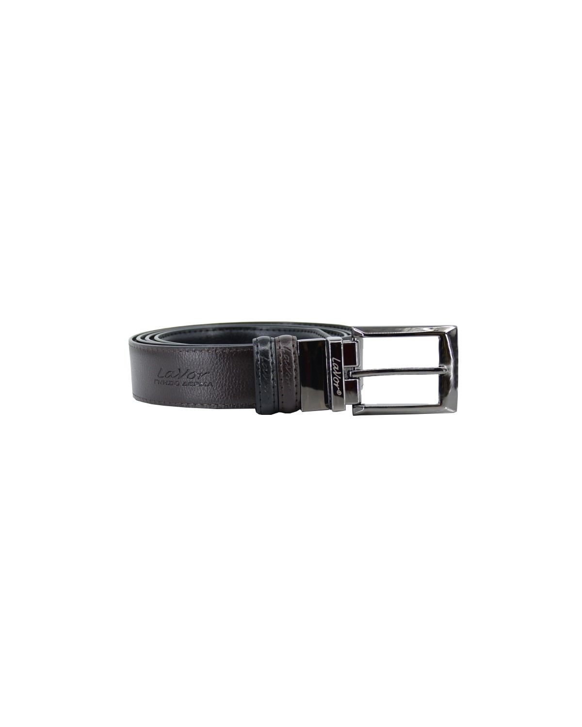 ΔΕΡΜΑΤΙΝΗ ΖΩΝΗ ΔΙΠΛΗΣ ΟΨΗΣ ΚΩΔΙΚΟΣ: 29-BELT-1-81 (BLACK-BROWN) - Image 4
