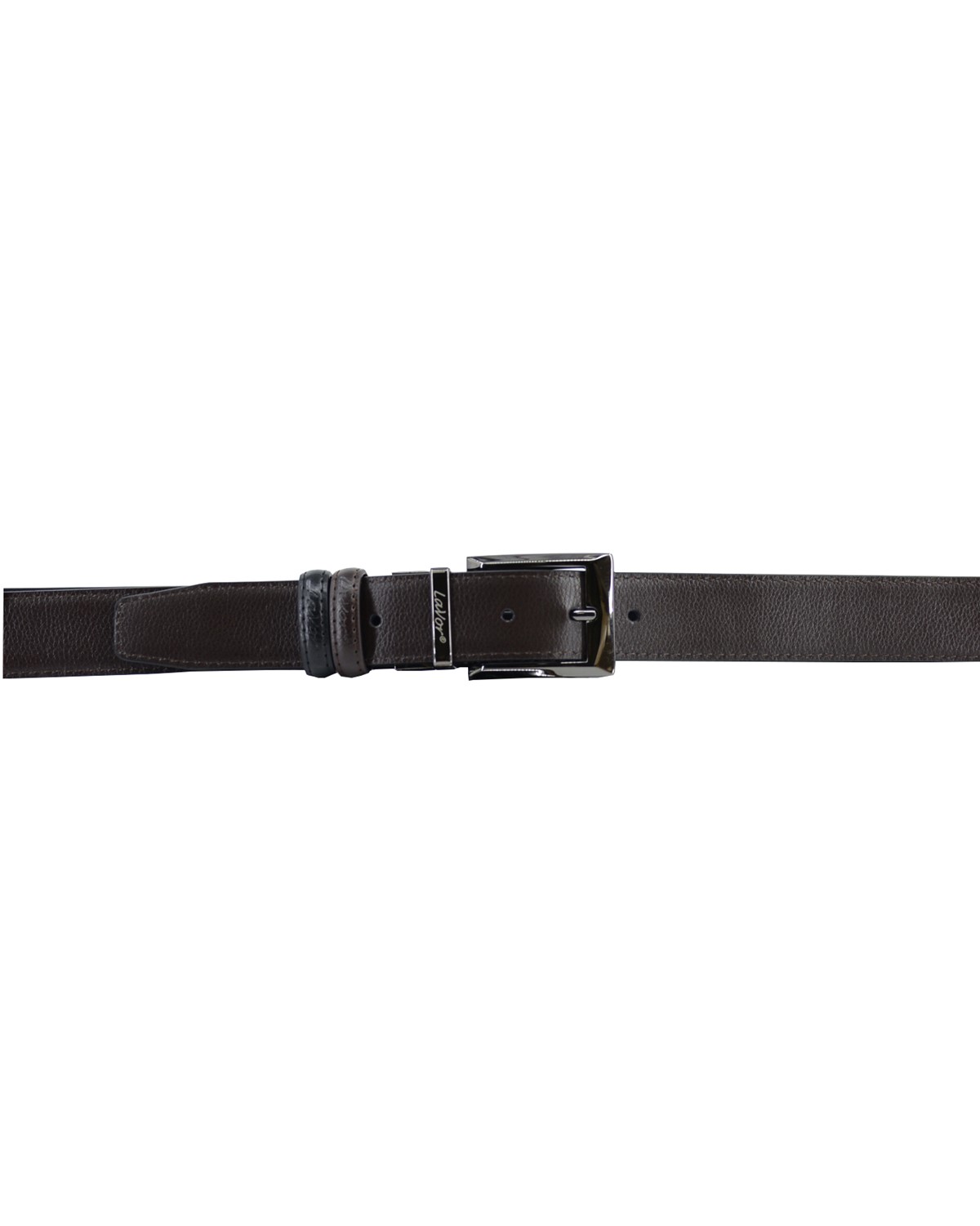 ΔΕΡΜΑΤΙΝΗ ΖΩΝΗ ΔΙΠΛΗΣ ΟΨΗΣ ΚΩΔΙΚΟΣ: 29-BELT-1-81 (BLACK-BROWN) - Image 8
