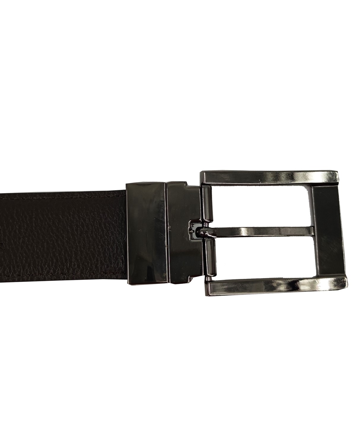 ΔΕΡΜΑΤΙΝΗ ΖΩΝΗ ΔΙΠΛΗΣ ΟΨΗΣ ΚΩΔΙΚΟΣ: 29-BELT-1-81 (BLACK-BROWN) - Image 9
