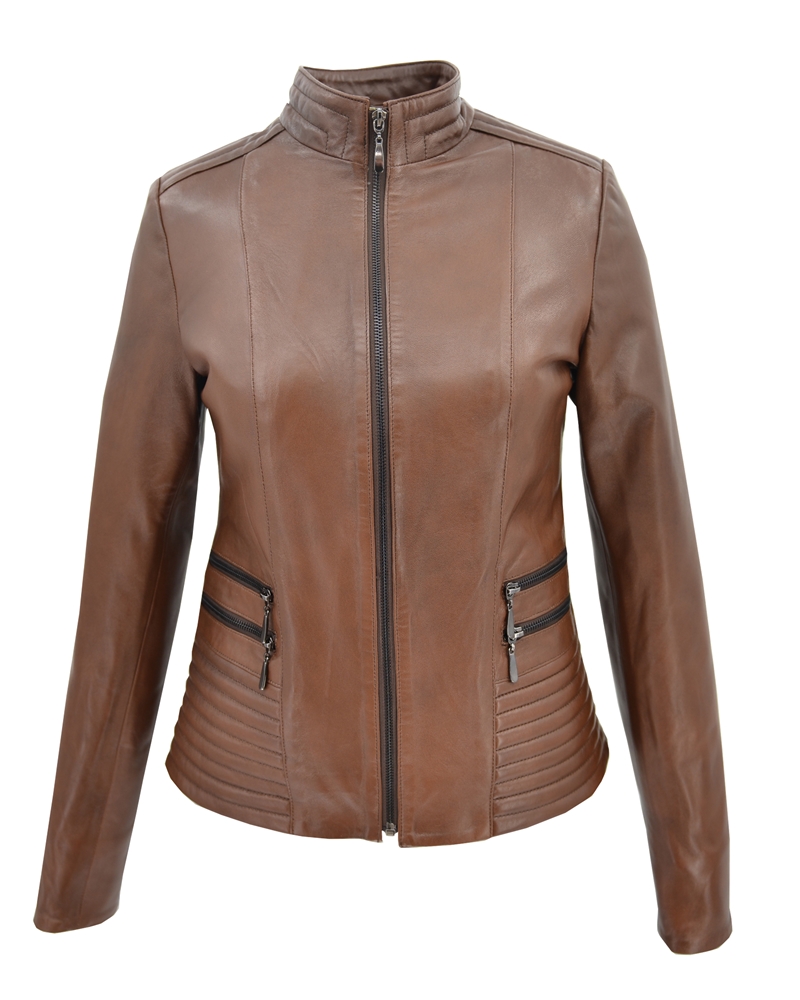 ΔΕΡΜΑΤΙΝΟ ΓΥΝΑΙΚΕΙΟ ΜΠΟΥΦΑΝ ΚΩΔΙΚΟΣ: 05-W-FOUR ZIP (BROWN-ANTIQUE)