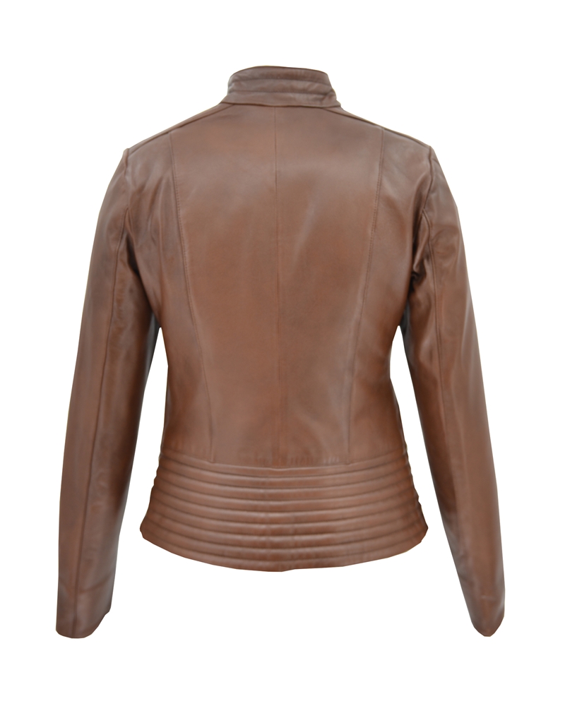 ΔΕΡΜΑΤΙΝΟ ΓΥΝΑΙΚΕΙΟ ΜΠΟΥΦΑΝ ΚΩΔΙΚΟΣ: 05-W-FOUR ZIP (BROWN-ANTIQUE) - Image 6