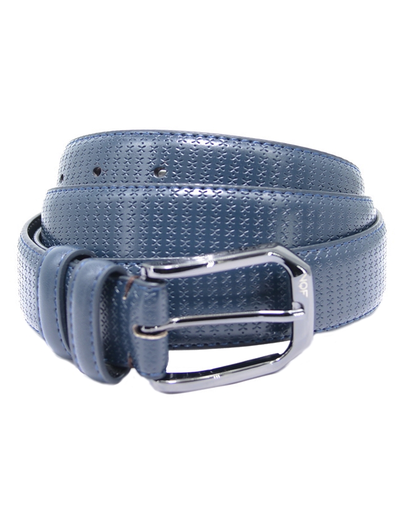 ΔΕΡΜΑΤΙΝΗ ΖΩΝΗ ΚΩΔΙΚΟΣ: 35-BELT-19-8621 (D.BLUE-BLACK) - Image 4