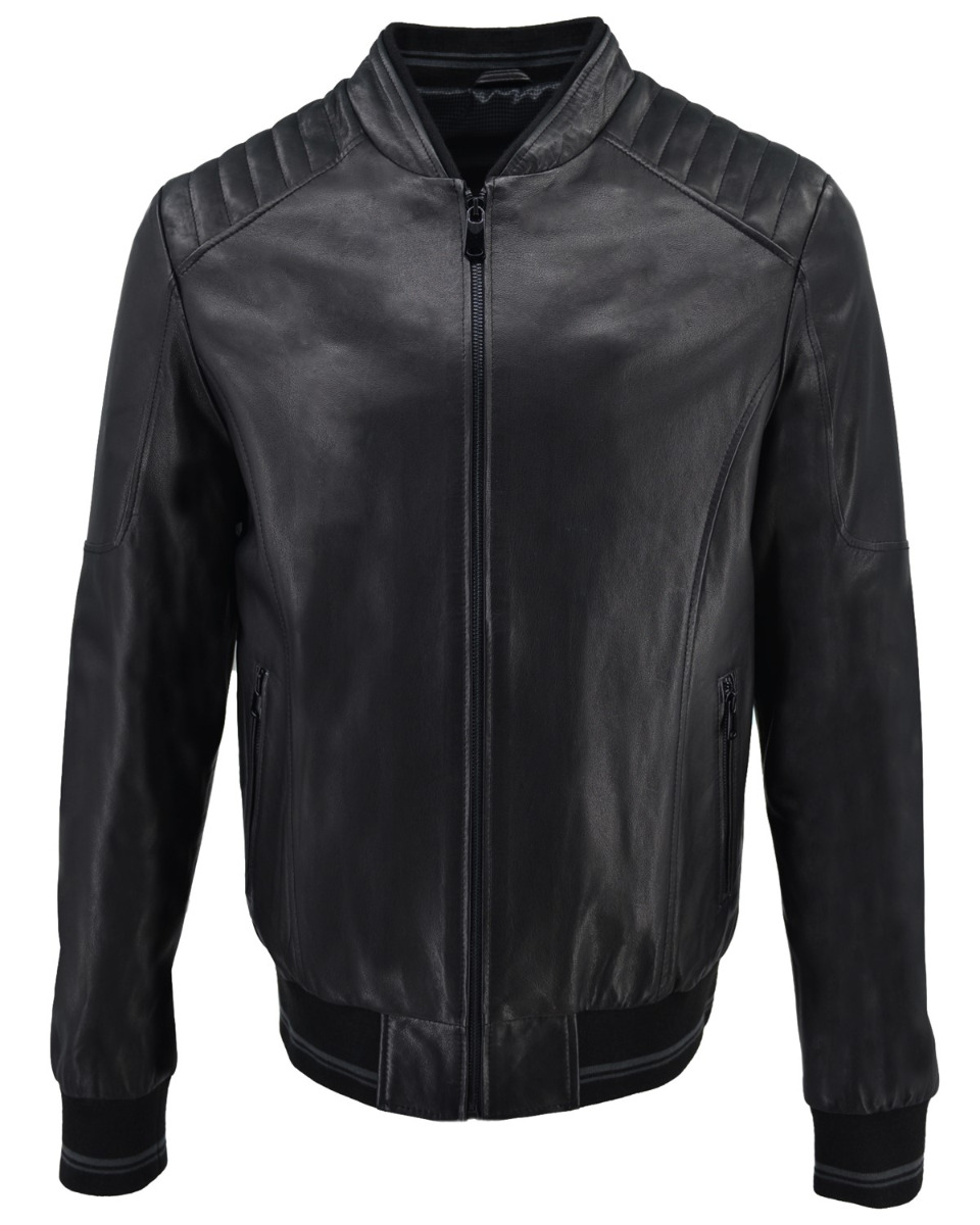 ΔΕΡΜΑΤΙΝΟ ΑΝΔΡΙΚΟ ΜΠΟΥΦΑΝ ΚΩΔΙΚΟΣ: 07-M-E-461 (BLACK-VEJETER)
