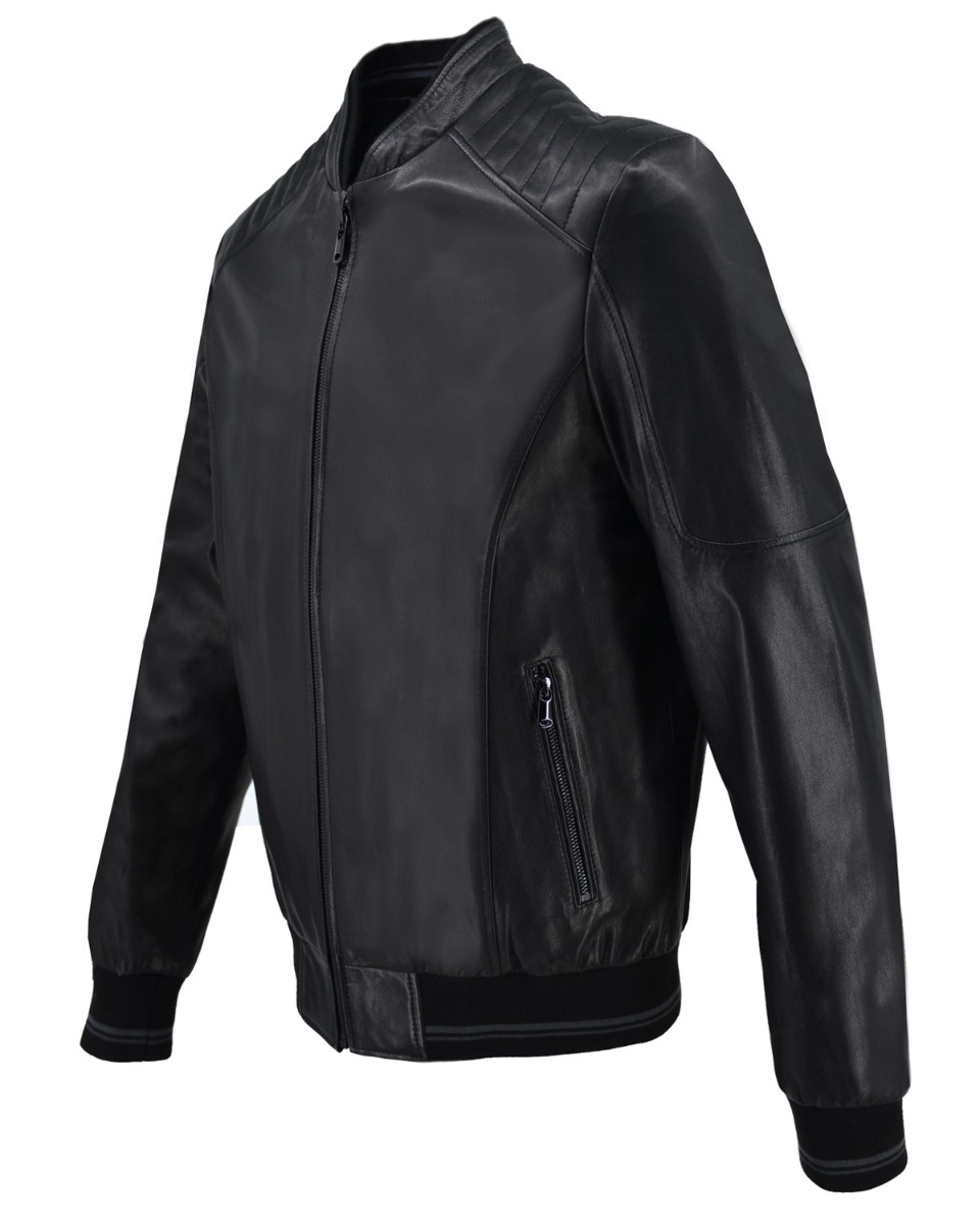 ΔΕΡΜΑΤΙΝΟ ΑΝΔΡΙΚΟ ΜΠΟΥΦΑΝ ΚΩΔΙΚΟΣ: 07-M-E-461 (BLACK-VEJETER) - Image 3