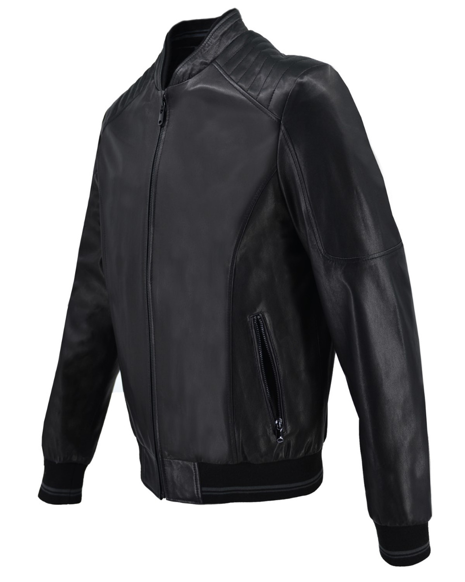 ΔΕΡΜΑΤΙΝΟ ΑΝΔΡΙΚΟ ΜΠΟΥΦΑΝ ΚΩΔΙΚΟΣ: 07-M-E-461 (BLACK-VEJETER) - Image 4