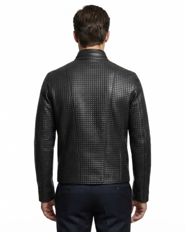 ΔΕΡΜΑΤΙΝΟ ΑΝΔΡΙΚΟ ΜΠΟΥΦΑΝ ΚΩΔΙΚΟΣ: 07-M-E-495 (BLACK) - Image 4