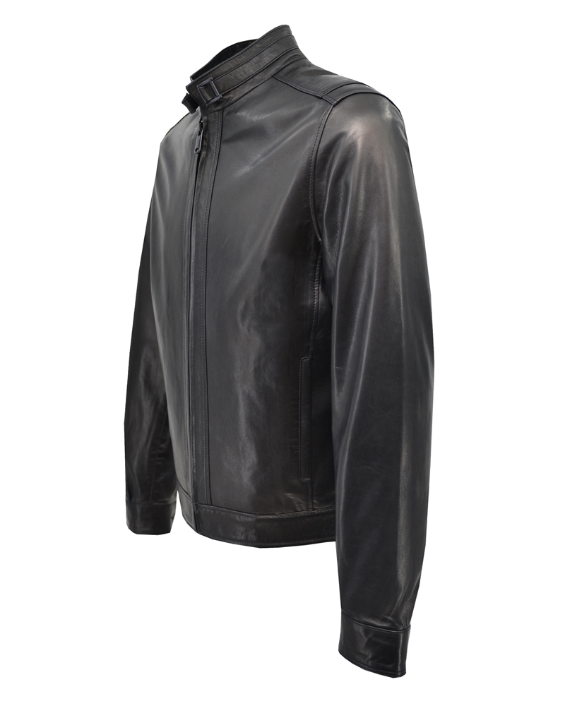 ΔΕΡΜΑΤΙΝΟ ΑΝΔΡΙΚΟ ΜΠΟΥΦΑΝ ΚΩΔΙΚΟΣ: 07-M-E-744-EC (BLACK) - Image 4