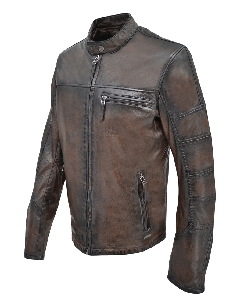 ΔΕΡΜΑΤΙΝΟ ΑΝΔΡΙΚΟ ΜΠΟΥΦΑΝ ΚΩΔΙΚΟΣ: 01-M-STYLE-37 (ARBOR-BROWN) - Image 5