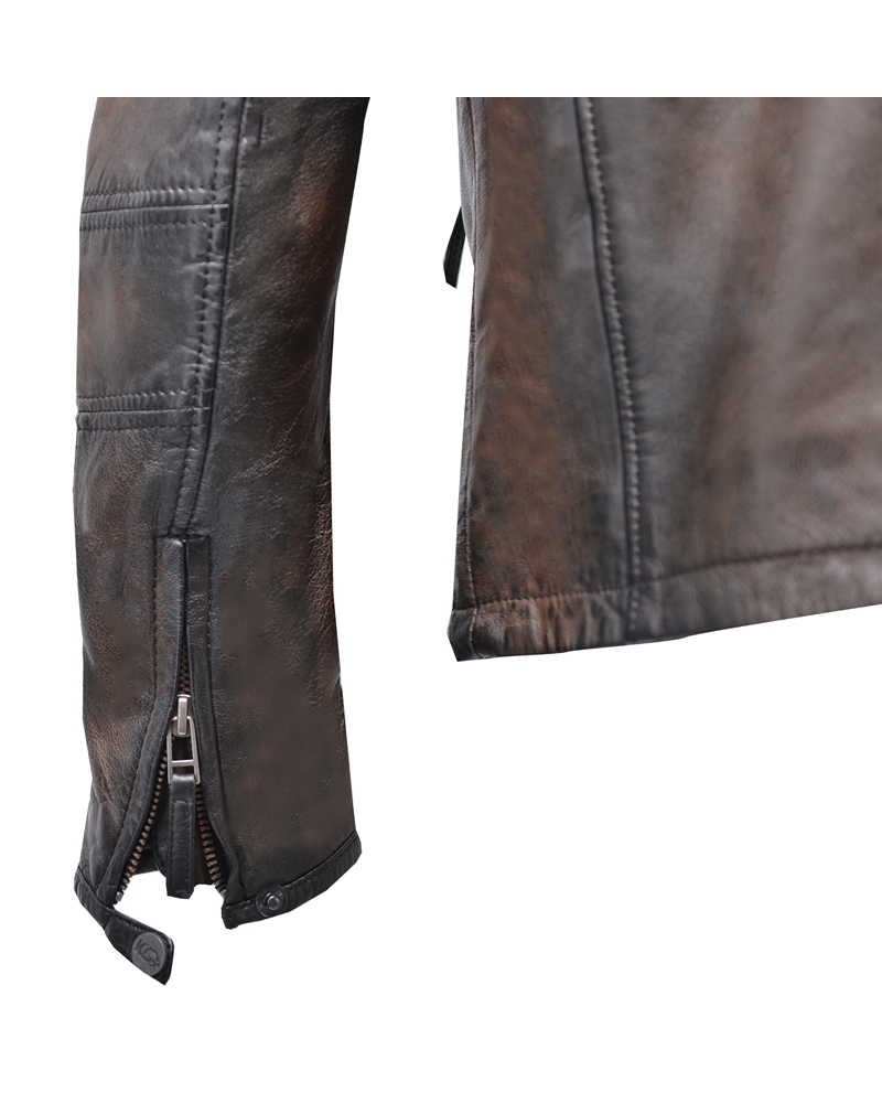 ΔΕΡΜΑΤΙΝΟ ΑΝΔΡΙΚΟ ΜΠΟΥΦΑΝ ΚΩΔΙΚΟΣ: 01-M-STYLE-37 (ARBOR-BROWN) - Image 8