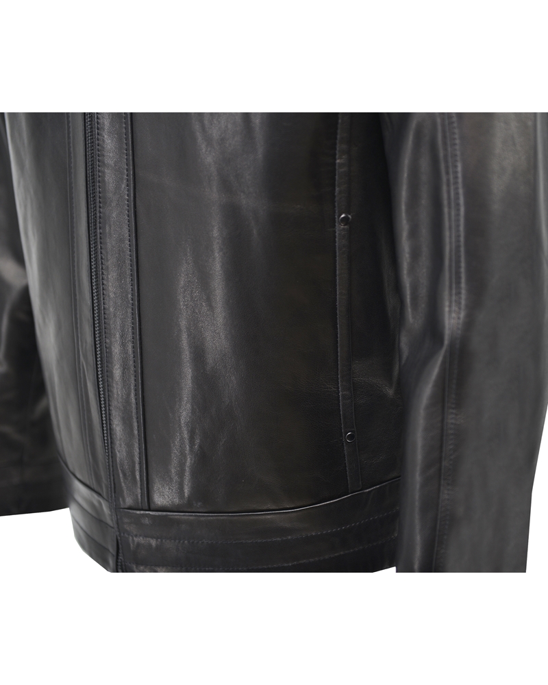 ΔΕΡΜΑΤΙΝΟ ΑΝΔΡΙΚΟ ΜΠΟΥΦΑΝ ΚΩΔΙΚΟΣ: 07-M-E-602 (BLACK-VEJETER) - Image 4
