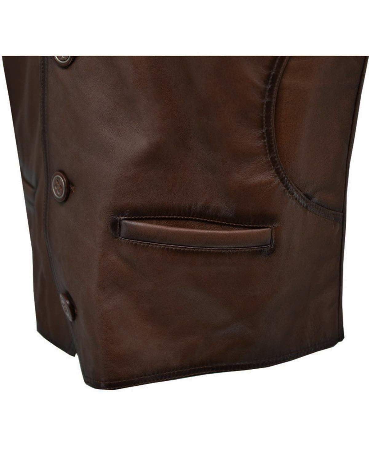 ΔΕΡΜΑΤΙΝΟ ΓΙΛΕΚΟ ΑΝΔΡΙΚΟ ΚΩΔΙΚΟΣ: 07-M-TITAN-WEST-NEW (BROWN-ANTIQUE) - Image 7