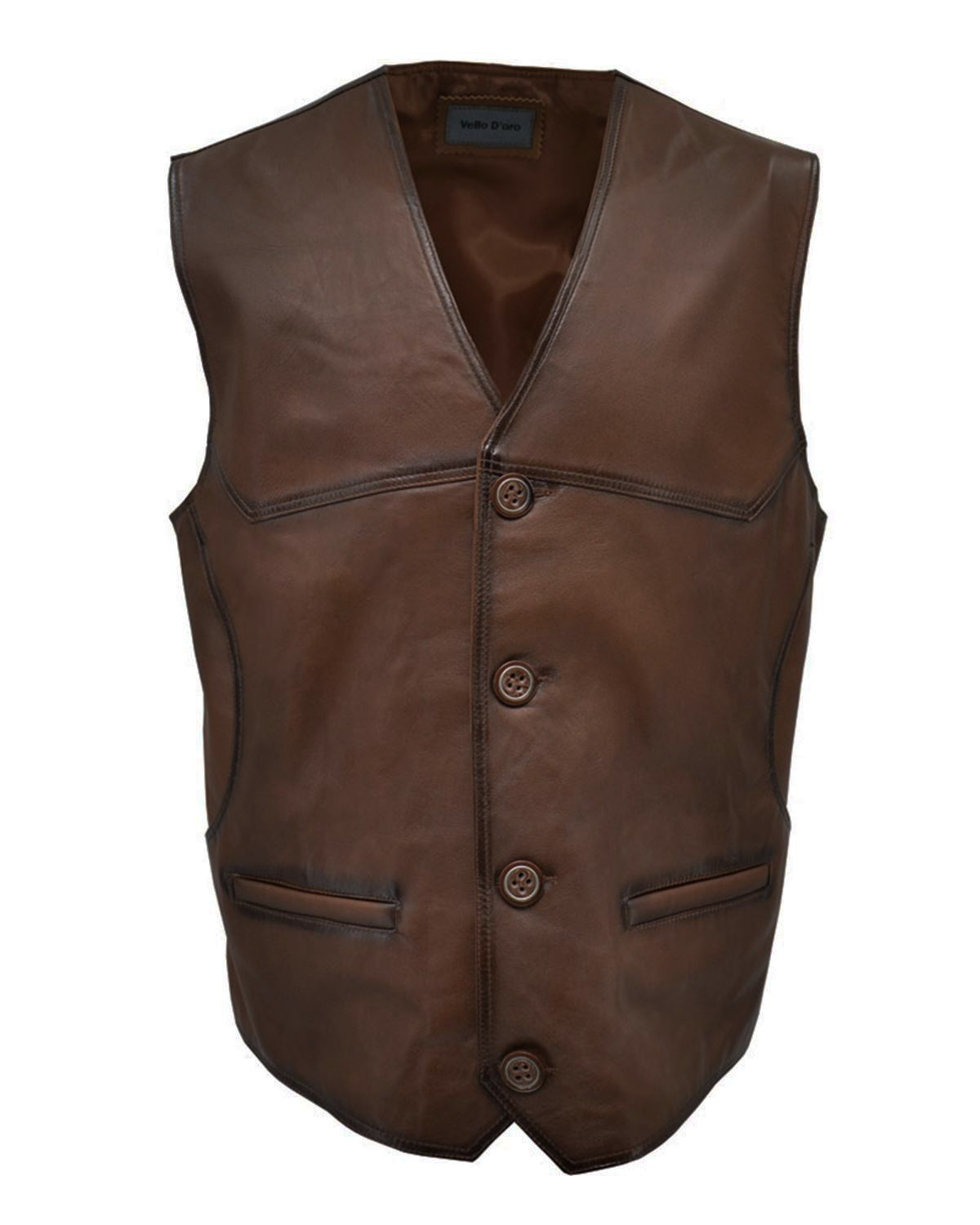 ΔΕΡΜΑΤΙΝΟ ΓΙΛΕΚΟ ΑΝΔΡΙΚΟ ΚΩΔΙΚΟΣ: 07-M-TITAN-WEST-NEW (BROWN-ANTIQUE) - Image 5