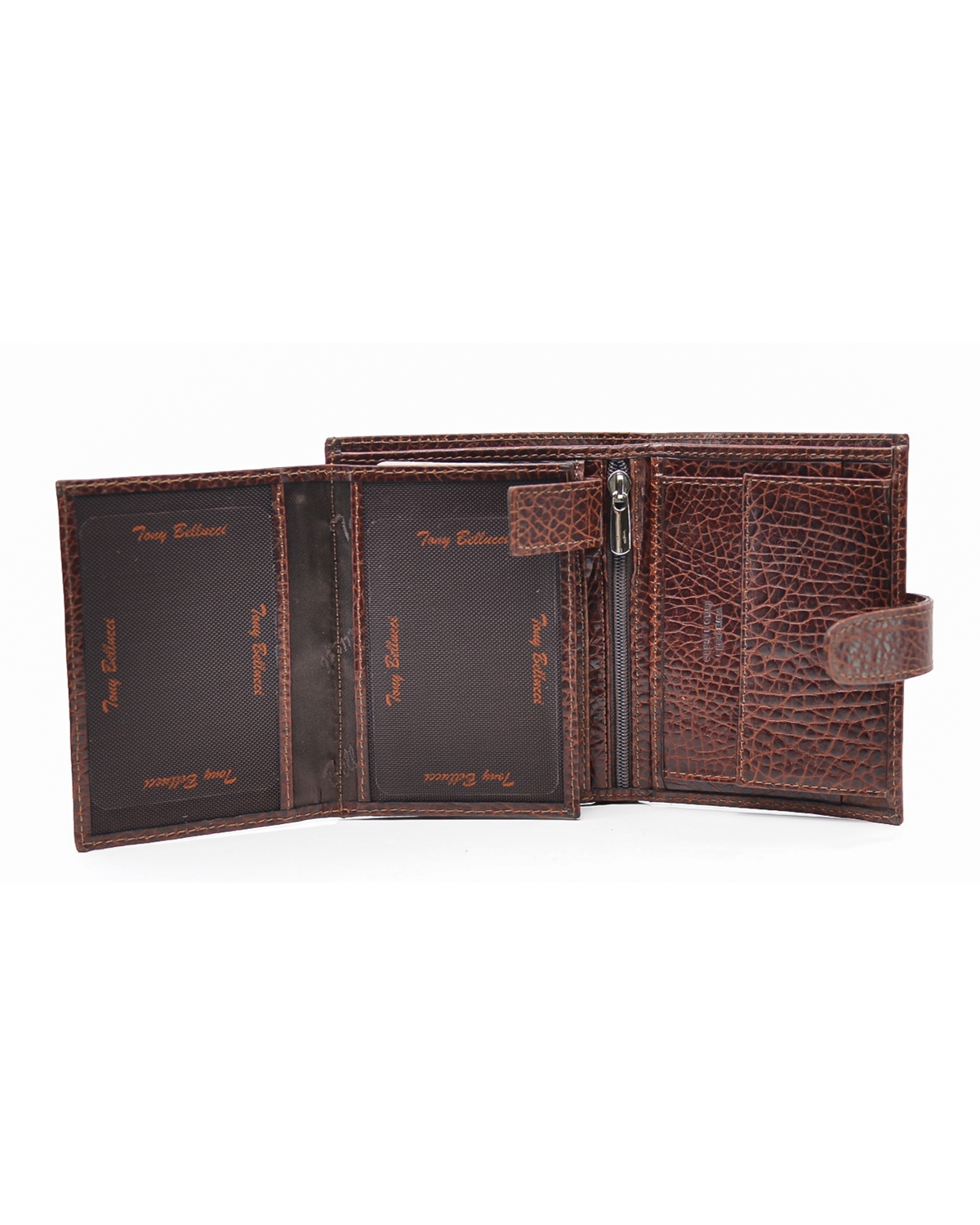 ΔΕΡΜΑΤΙΝΟ ΠΟΡΤΟΦΟΛΙ ΚΩΔΙΚΟΣ: 05-WALLET-T-102-896 (BROWN) - Image 4