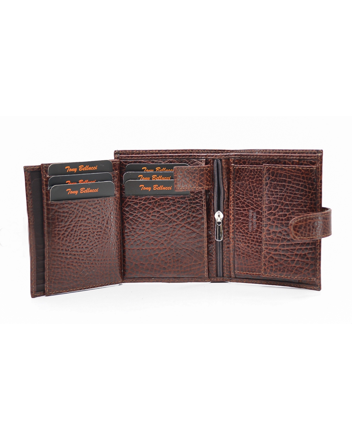 ΔΕΡΜΑΤΙΝΟ ΠΟΡΤΟΦΟΛΙ ΚΩΔΙΚΟΣ: 05-WALLET-T-102-896 (BROWN) - Image 5
