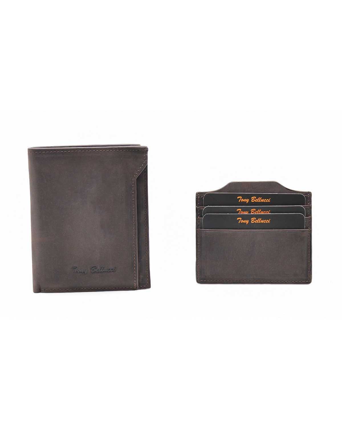 ΔΕΡΜΑΤΙΝΟ ΠΟΡΤΟΦΟΛΙ ΚΩΔΙΚΟΣ: 05-WALLET-T-150-04 (D.BROWN) - Image 3