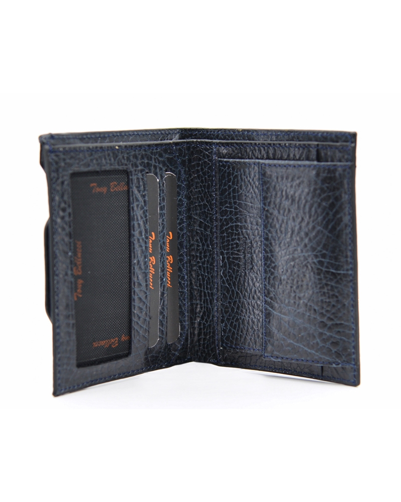 ΔΕΡΜΑΤΙΝΟ ΠΟΡΤΟΦΟΛΙ ΚΩΔΙΚΟΣ: 05-WALLET-T-150-894 (D.BLUE) - Image 4