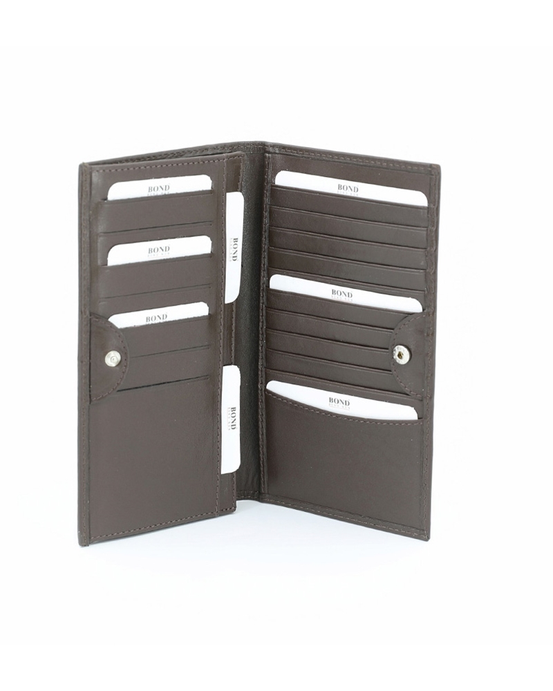 ΔΕΡΜΑΤΙΝΟ ΠΟΡΤΟΦΟΛΙ ΚΩΔΙΚΟΣ: 05-WALLET-T-576-4 (BROWN) - Image 3