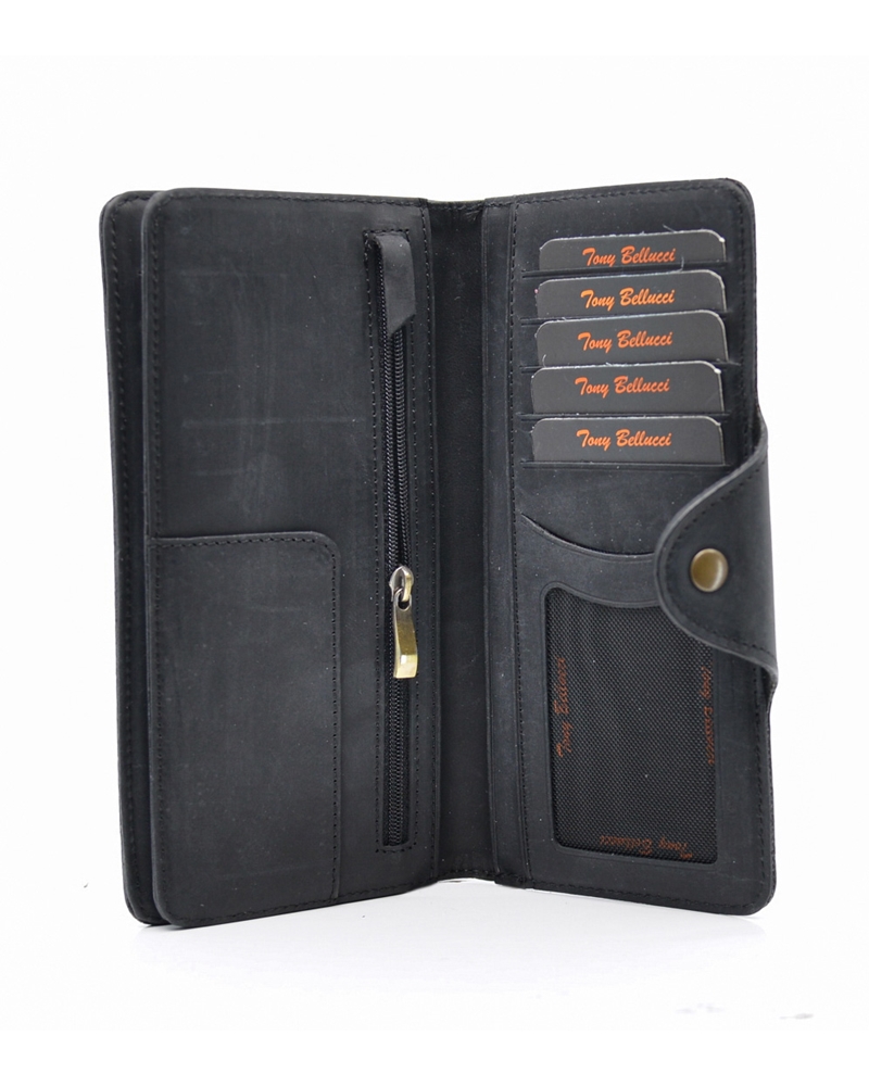 ΔΕΡΜΑΤΙΝΟ ΠΟΡΤΟΦΟΛΙ ΚΩΔΙΚΟΣ: 05-WALLET-T-703-01 (BLACK) - Image 4