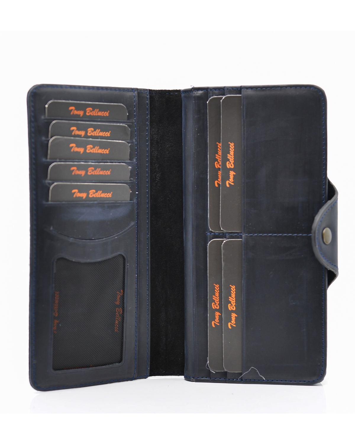 ΔΕΡΜΑΤΙΝΟ ΠΟΡΤΟΦΟΛΙ ΚΩΔΙΚΟΣ: 05-WALLET-T-703-03 (NAVY-BLUE) - Image 3