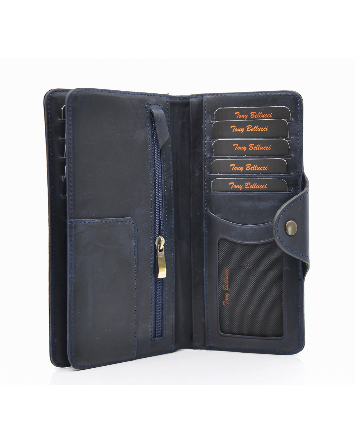 ΔΕΡΜΑΤΙΝΟ ΠΟΡΤΟΦΟΛΙ ΚΩΔΙΚΟΣ: 05-WALLET-T-703-03 (NAVY-BLUE) - Image 4