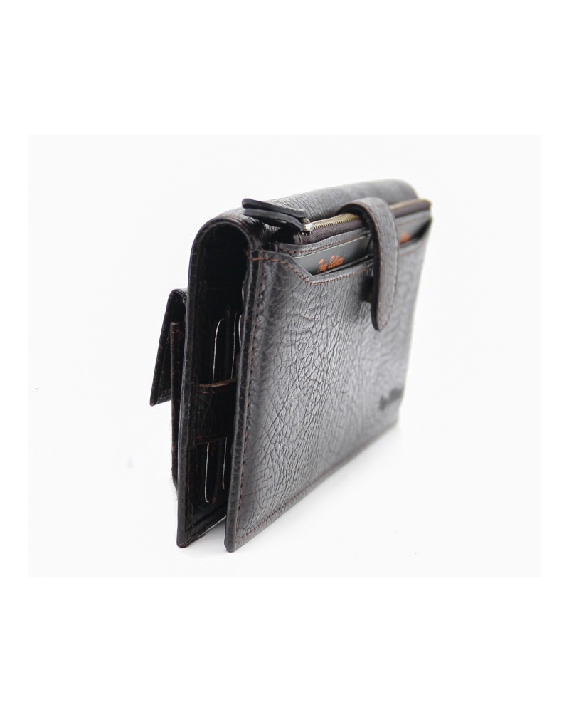 ΔΕΡΜΑΤΙΝΟ ΠΟΡΤΟΦΟΛΙ ΚΩΔΙΚΟΣ: 05-WALLET-T-706-886 (D.BROWN) - Image 4
