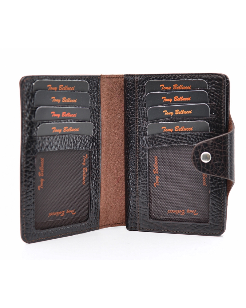 ΔΕΡΜΑΤΙΝΟ ΠΟΡΤΟΦΟΛΙ ΚΩΔΙΚΟΣ: 05-WALLET-T-713-886 (D.BROWN) - Image 3