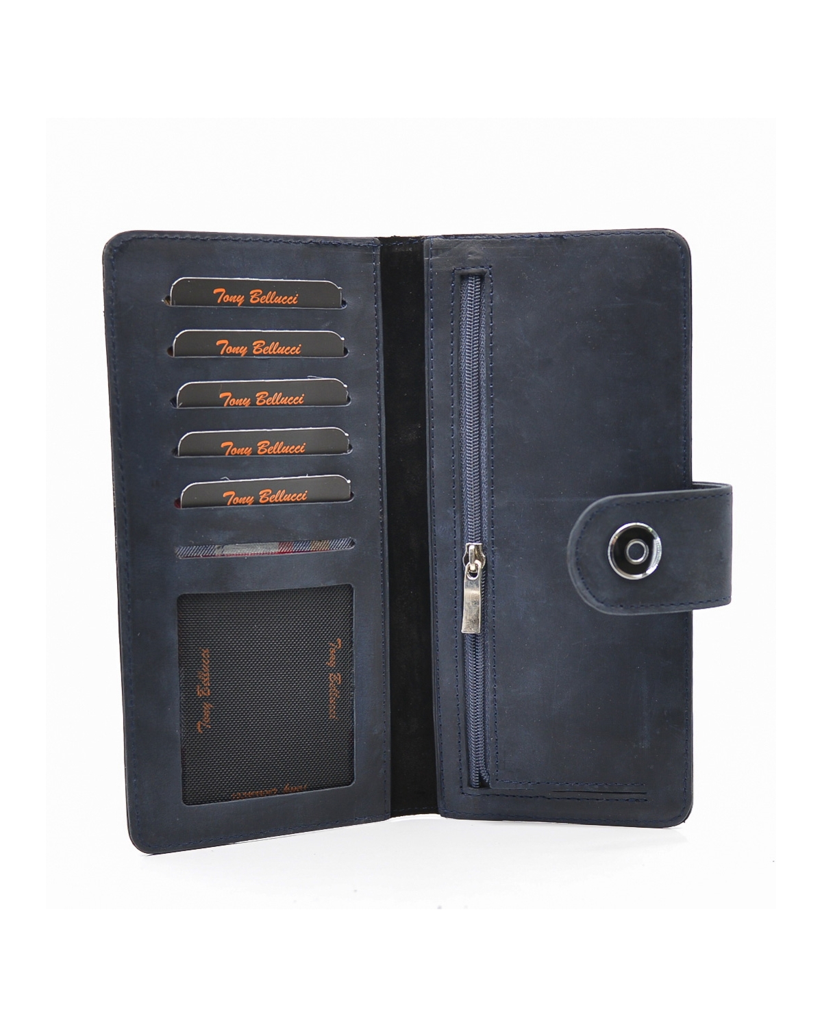ΔΕΡΜΑΤΙΝΟ ΠΟΡΤΟΦΟΛΙ ΚΩΔΙΚΟΣ: 05-WALLET-T-715-03 (D.BLUE) - Image 3