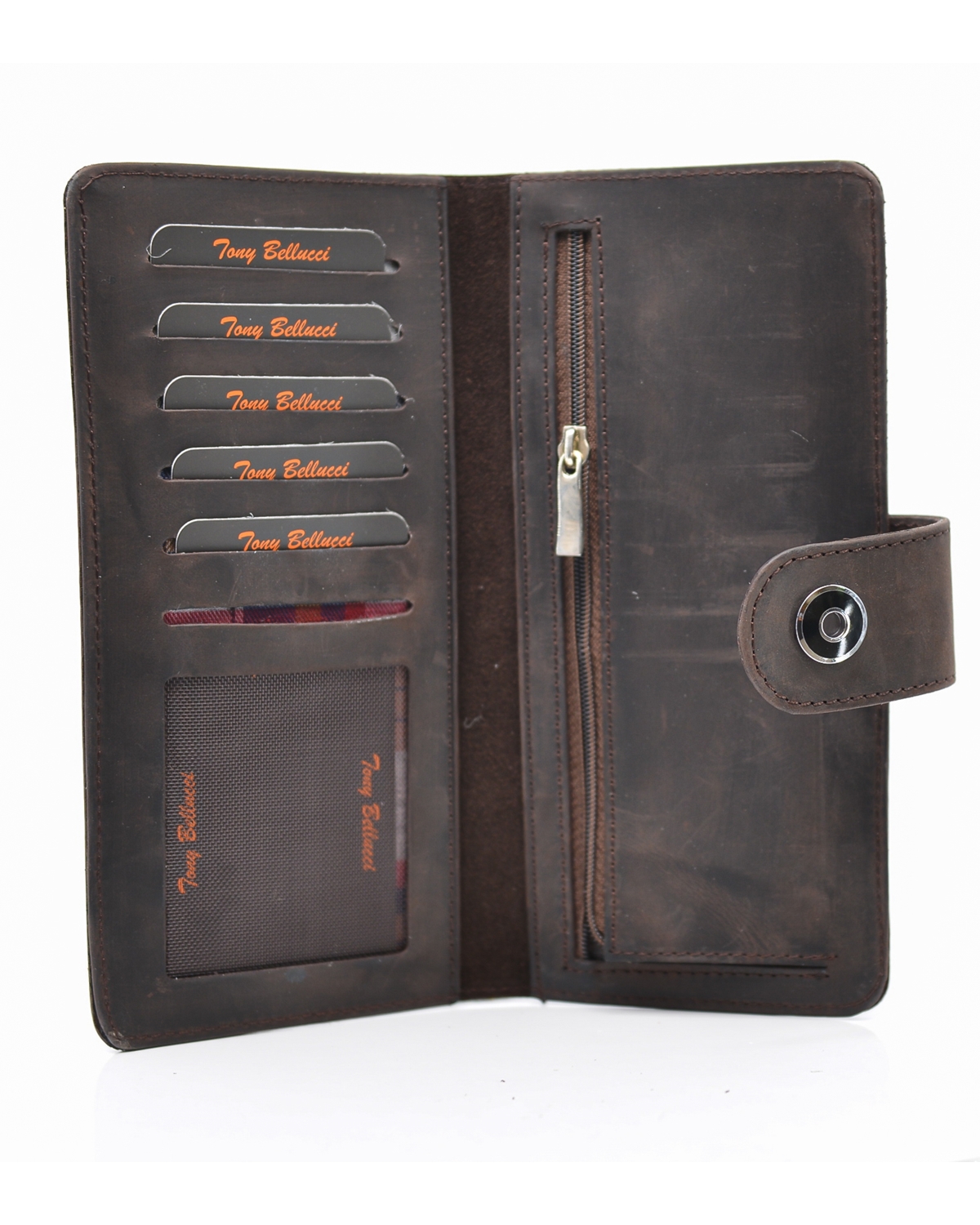 ΔΕΡΜΑΤΙΝΟ ΠΟΡΤΟΦΟΛΙ ΚΩΔΙΚΟΣ: 05-WALLET-T-715-04 (D.BROWN) - Image 3