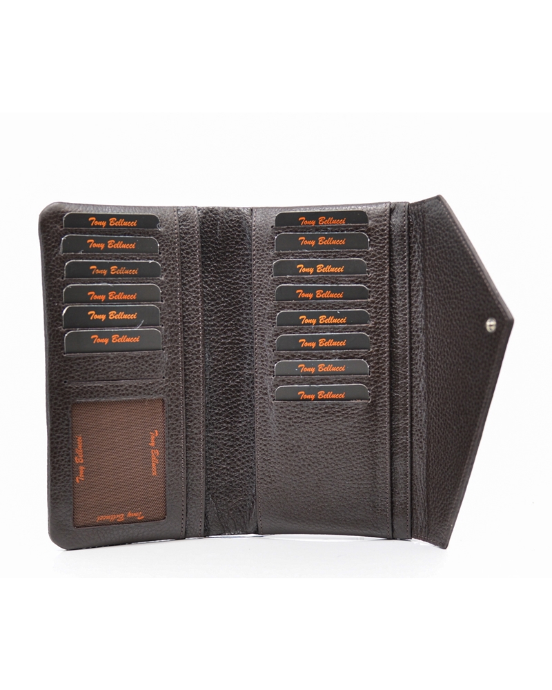 ΔΕΡΜΑΤΙΝΟ ΠΟΡΤΟΦΟΛΙ ΚΩΔΙΚΟΣ: 05-WALLET-T-723-286 (D.BROWN) - Image 5