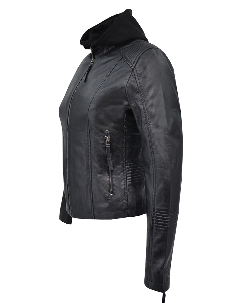 ΔΕΡΜΑΤΙΝΟ ΓΥΝΑΙΚΕΙΟ ΜΠΟΥΦΑΝ ΚΩΔΙΚΟΣ: 49-W-LEXA (BLACK) - Image 8