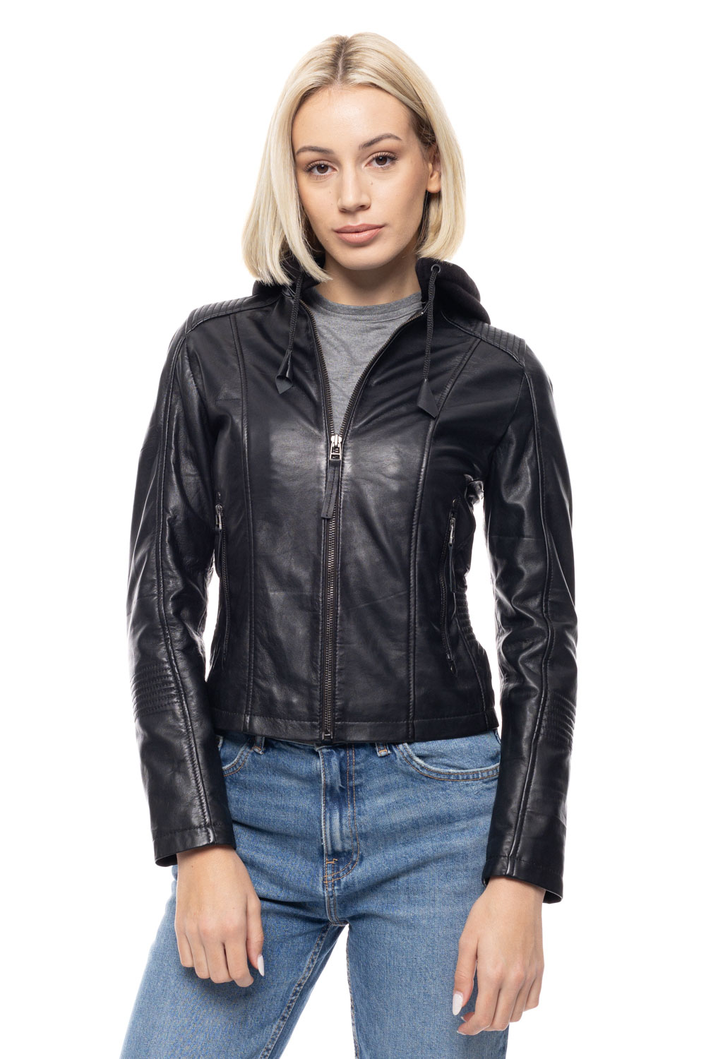 ΔΕΡΜΑΤΙΝΟ ΓΥΝΑΙΚΕΙΟ ΜΠΟΥΦΑΝ ΚΩΔΙΚΟΣ: 49-W-LEXA (BLACK) - Image 3