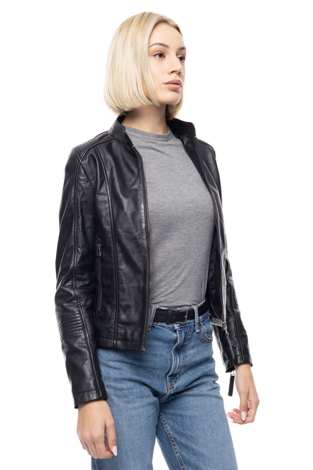 ΔΕΡΜΑΤΙΝΟ ΓΥΝΑΙΚΕΙΟ ΜΠΟΥΦΑΝ ΚΩΔΙΚΟΣ: 49-W-LEXA (BLACK) - Image 5