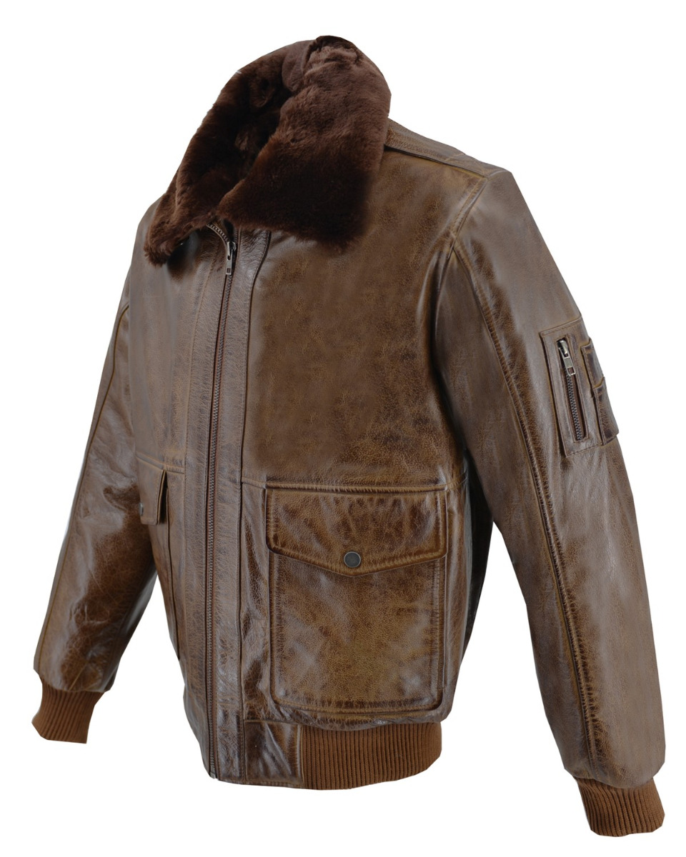 ΔΕΡΜΑΤΙΝΟ ΑΝΔΡΙΚΟ ΜΠΟΥΦΑΝ ΚΩΔΙΚΟΣ:37-M-PILOT (BROWN) - Image 8