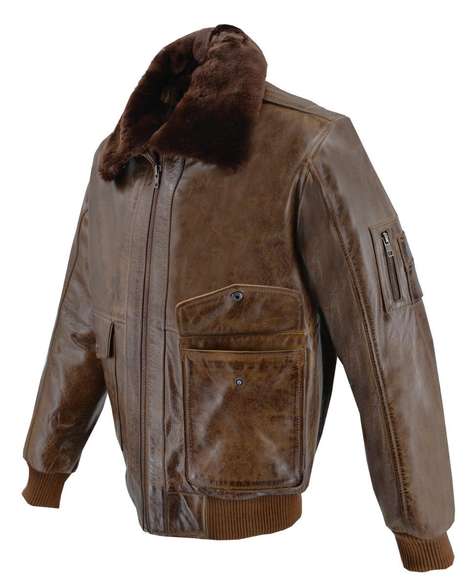 ΔΕΡΜΑΤΙΝΟ ΑΝΔΡΙΚΟ ΜΠΟΥΦΑΝ ΚΩΔΙΚΟΣ:37-M-PILOT (BROWN) - Image 9