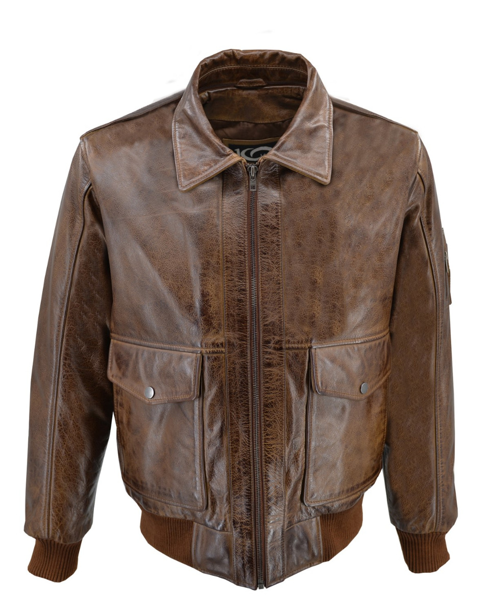 ΔΕΡΜΑΤΙΝΟ ΑΝΔΡΙΚΟ ΜΠΟΥΦΑΝ ΚΩΔΙΚΟΣ:37-M-PILOT (BROWN) - Image 10