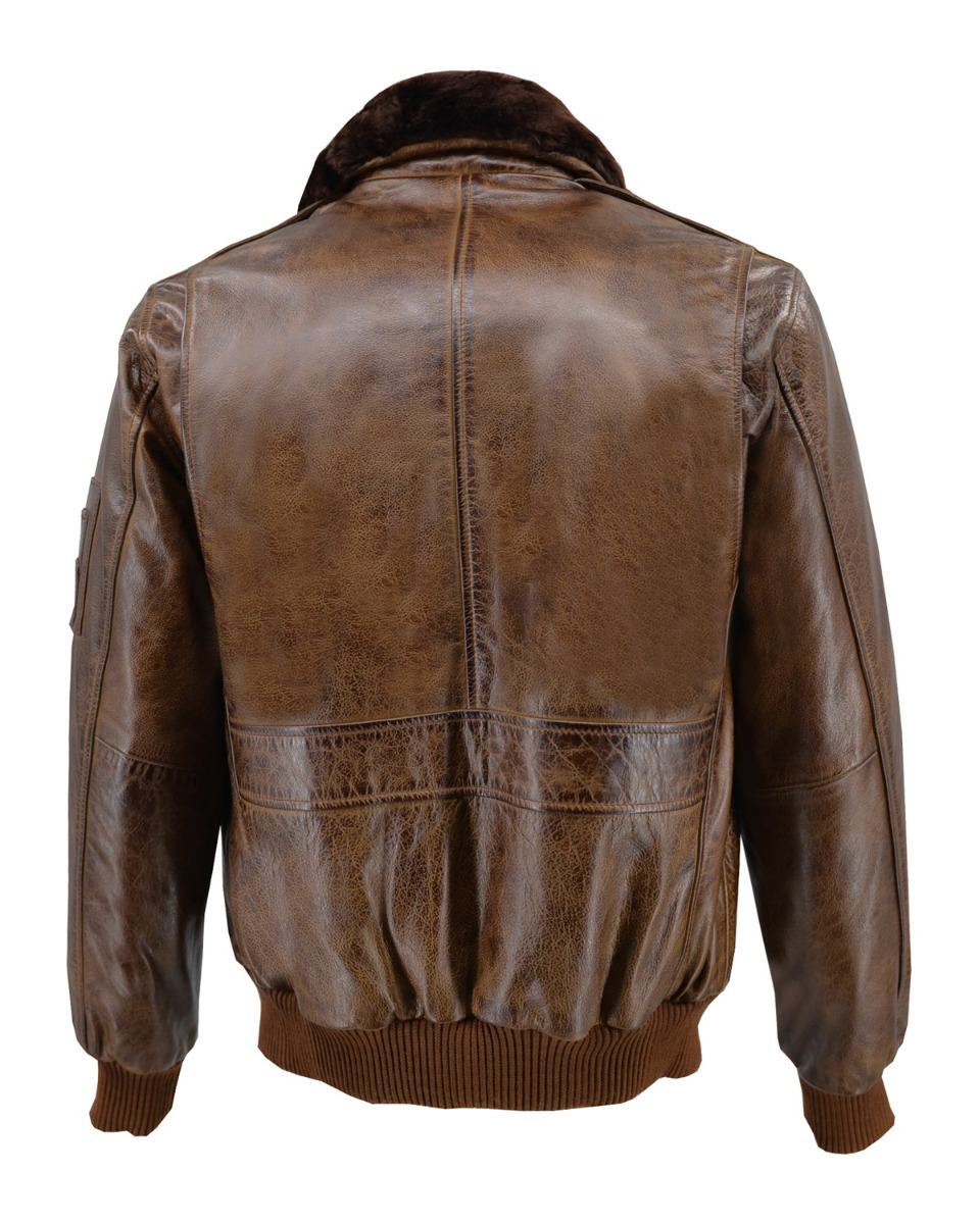 ΔΕΡΜΑΤΙΝΟ ΑΝΔΡΙΚΟ ΜΠΟΥΦΑΝ ΚΩΔΙΚΟΣ:37-M-PILOT (BROWN) - Image 13