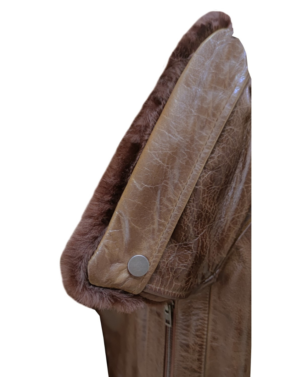ΔΕΡΜΑΤΙΝΟ ΑΝΔΡΙΚΟ ΜΠΟΥΦΑΝ ΚΩΔΙΚΟΣ:37-M-PILOT (BROWN) - Image 11