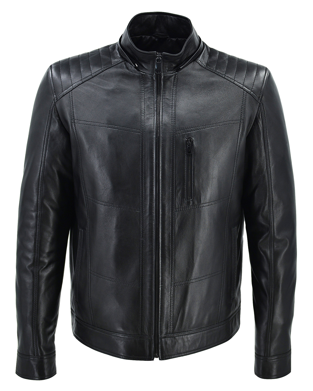 ΔΕΡΜΑΤΙΝΟ ΑΝΔΡΙΚΟ ΜΠΟΥΦΑΝ ΚΩΔΙΚΟΣ: 07-M-E-04HOOD-EC (BLACK) - Image 3