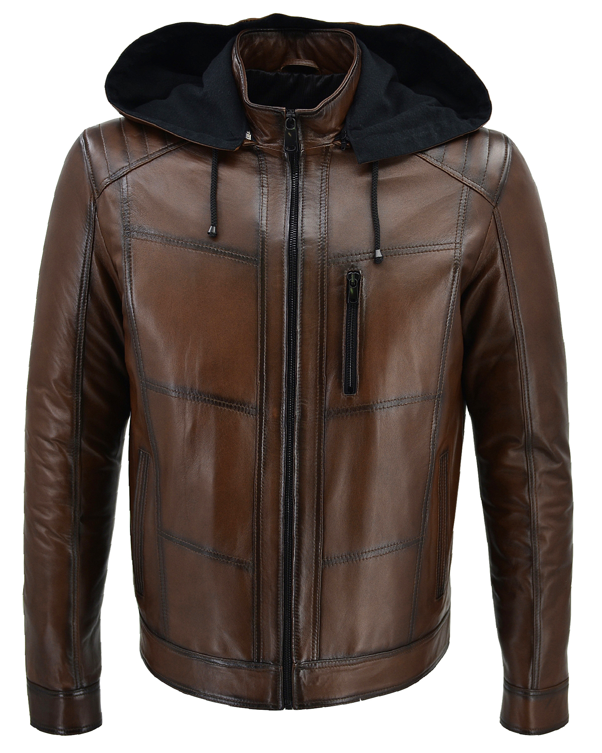 ΔΕΡΜΑΤΙΝΟ ΑΝΔΡΙΚΟ ΜΠΟΥΦΑΝ ΚΩΔΙΚΟΣ: 07-M-E-04HOOD-EC (BROWN-ANTIQUE)