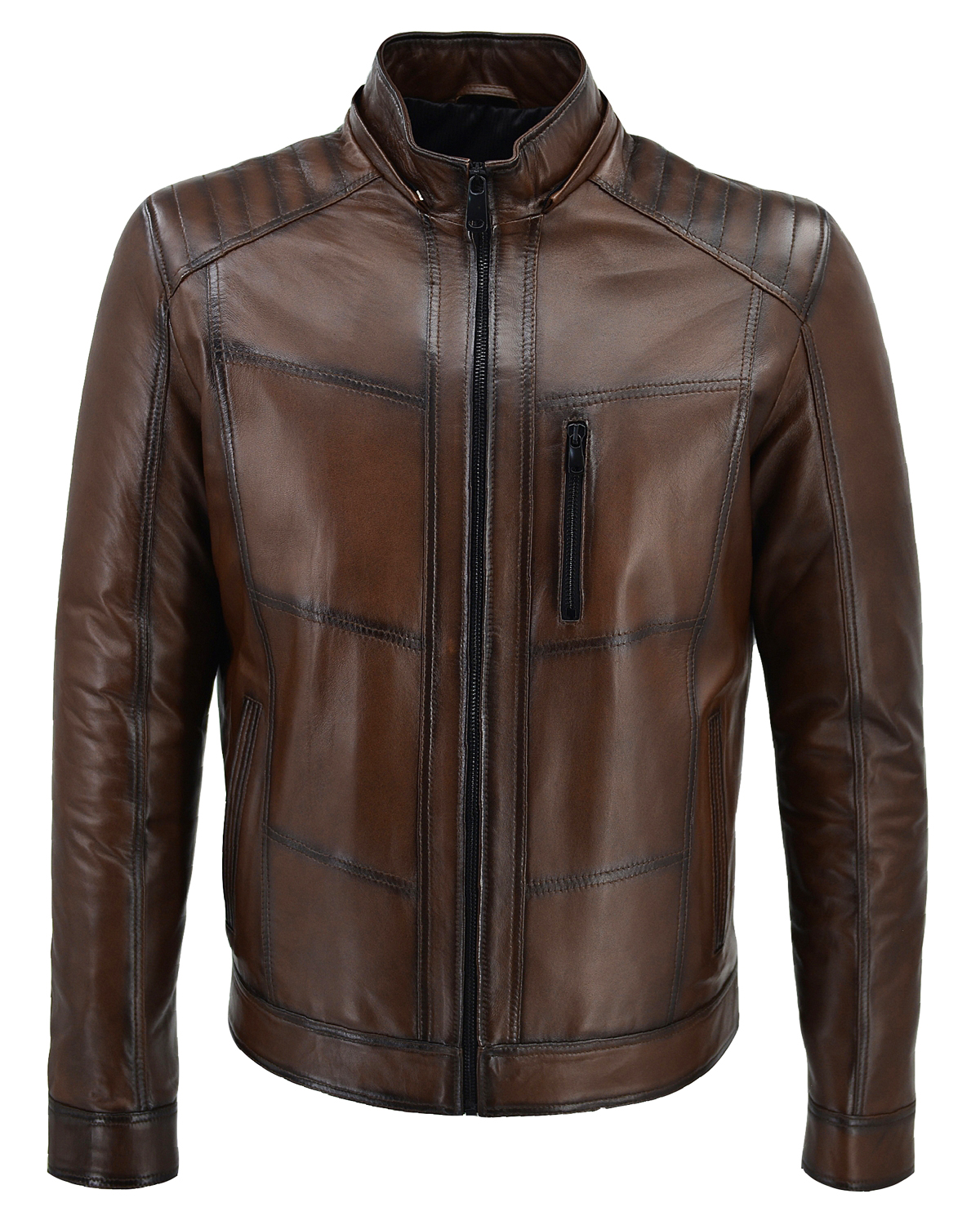 ΔΕΡΜΑΤΙΝΟ ΑΝΔΡΙΚΟ ΜΠΟΥΦΑΝ ΚΩΔΙΚΟΣ: 07-M-E-04HOOD-EC (BROWN-ANTIQUE) - Image 3