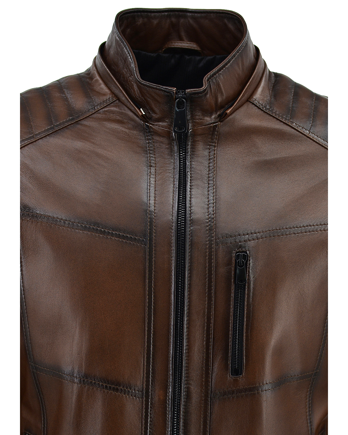 ΔΕΡΜΑΤΙΝΟ ΑΝΔΡΙΚΟ ΜΠΟΥΦΑΝ ΚΩΔΙΚΟΣ: 07-M-E-04HOOD-EC (BROWN-ANTIQUE) - Image 4