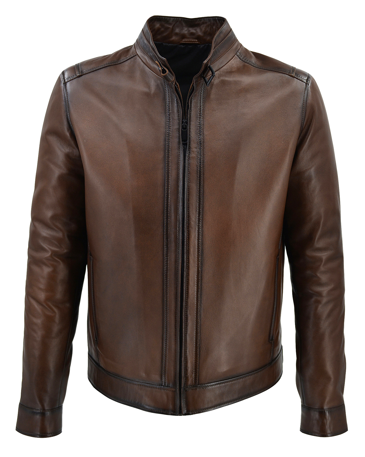 ΔΕΡΜΑΤΙΝΟ ΑΝΔΡΙΚΟ ΜΠΟΥΦΑΝ ΚΩΔΙΚΟΣ: 07-M-E-744-EC (BROWN-ANTIQUE) - Image 3